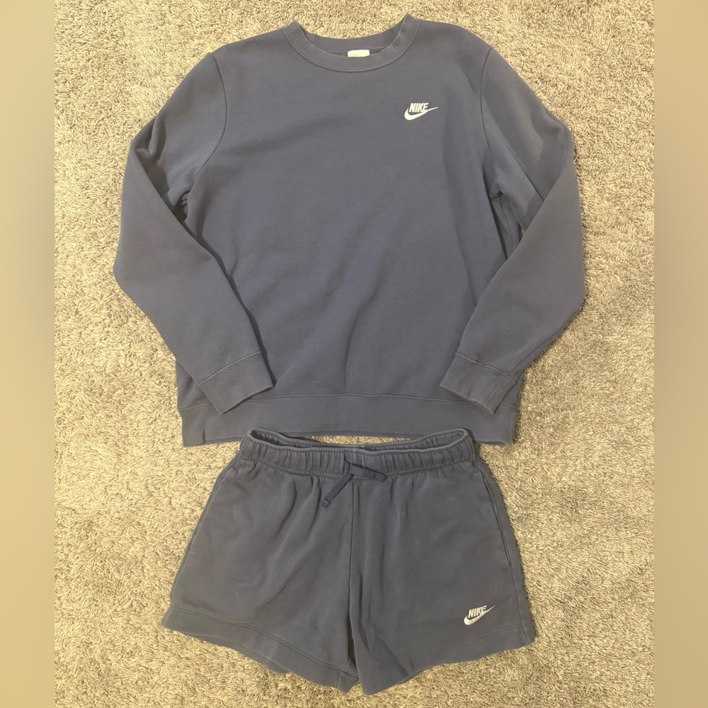 Nike Navy Blue Sweat Set
